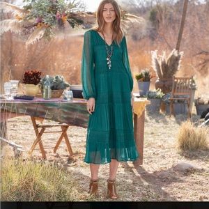 Silky dress from Sundance catalog.